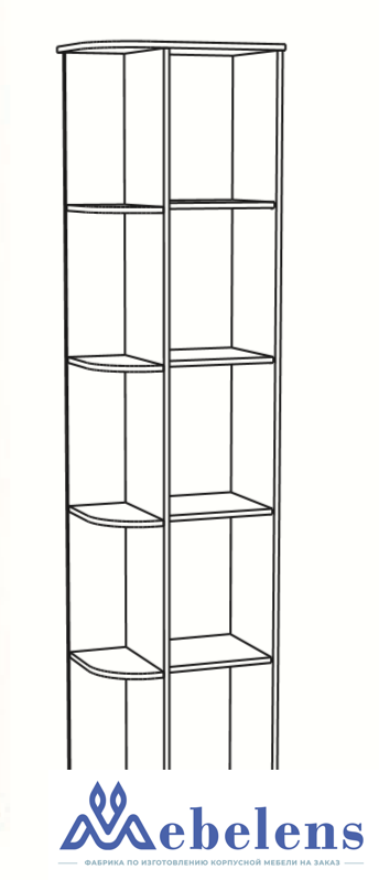 Шкаф торцевой Ричард РШ-27